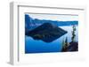 Crater Lake National Park, Oregon, USA-Mark A Johnson-Framed Photographic Print