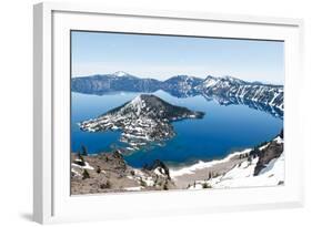 Crater Lake National Park, Oregon-demerzel21-Framed Photographic Print