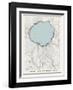Crater Lake National Park Topographical Print-null-Framed Art Print