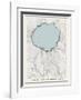 Crater Lake National Park Topographical Print-null-Framed Art Print