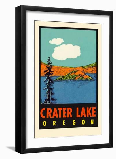 Crater Lake, Oregon-null-Framed Art Print