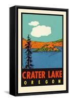 Crater Lake, Oregon-null-Framed Stretched Canvas