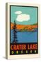 Crater Lake, Oregon-null-Stretched Canvas