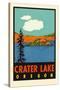Crater Lake, Oregon-null-Stretched Canvas