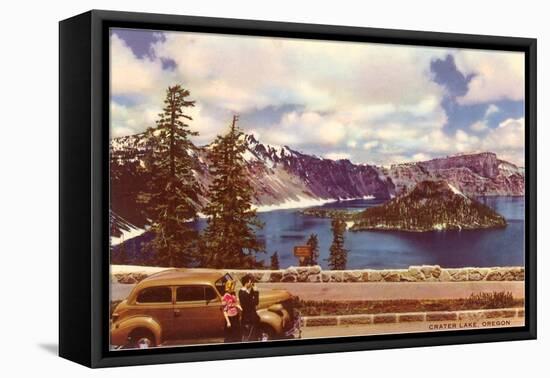 Crater Lake, Oregon-null-Framed Stretched Canvas