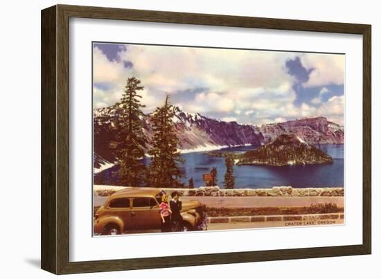 Crater Lake, Oregon-null-Framed Art Print