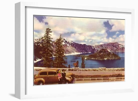 Crater Lake, Oregon-null-Framed Art Print