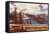 Crater Lake, Oregon-null-Framed Stretched Canvas