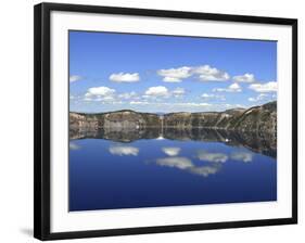 Crater Lake Reflections, Crater Lake National Park, Oregon, USA-Michel Hersen-Framed Photographic Print