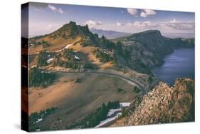 Crater Lake Rim Shot, Southern Oregon, Crater Lake National Park-Vincent James-Stretched Canvas