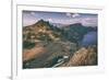 Crater Lake Rim Shot, Southern Oregon, Crater Lake National Park-Vincent James-Framed Photographic Print