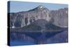 Crater Lake Showing Wizard Island (Volcanic Cone)-null-Stretched Canvas