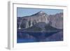 Crater Lake Showing Wizard Island (Volcanic Cone)-null-Framed Photographic Print