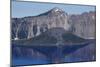 Crater Lake Showing Wizard Island (Volcanic Cone)-null-Mounted Photographic Print