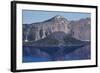 Crater Lake Showing Wizard Island (Volcanic Cone)-null-Framed Photographic Print
