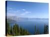 Crater Lake Shrouded in Smoke from Forest Fires, Crater Lake Nat'l Park, Southern Oregon, USA-David R. Frazier-Stretched Canvas