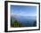Crater Lake Shrouded in Smoke from Forest Fires, Crater Lake Nat'l Park, Southern Oregon, USA-David R. Frazier-Framed Premium Photographic Print