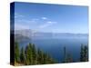 Crater Lake Shrouded in Smoke from Forest Fires, Crater Lake Nat'l Park, Southern Oregon, USA-David R. Frazier-Stretched Canvas