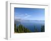 Crater Lake Shrouded in Smoke from Forest Fires, Crater Lake Nat'l Park, Southern Oregon, USA-David R. Frazier-Framed Photographic Print