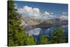 Crater Lake, Wizard Island, Crater Lake National Park, Oregon, USA-Michel Hersen-Stretched Canvas