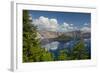 Crater Lake, Wizard Island, Crater Lake National Park, Oregon, USA-Michel Hersen-Framed Photographic Print