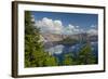 Crater Lake, Wizard Island, Crater Lake National Park, Oregon, USA-Michel Hersen-Framed Photographic Print