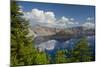 Crater Lake, Wizard Island, Crater Lake National Park, Oregon, USA-Michel Hersen-Mounted Photographic Print