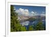 Crater Lake, Wizard Island, Crater Lake National Park, Oregon, USA-Michel Hersen-Framed Photographic Print