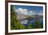 Crater Lake, Wizard Island, Crater Lake National Park, Oregon, USA-Michel Hersen-Framed Photographic Print