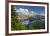 Crater Lake, Wizard Island, Crater Lake National Park, Oregon, USA-Michel Hersen-Framed Photographic Print