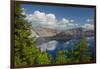 Crater Lake, Wizard Island, Crater Lake National Park, Oregon, USA-Michel Hersen-Framed Photographic Print