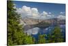 Crater Lake, Wizard Island, Crater Lake National Park, Oregon, USA-Michel Hersen-Stretched Canvas