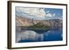 Crater Lake, Wizard Island, Crater Lake National Park, Oregon, USA-Michel Hersen-Framed Photographic Print