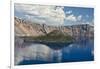 Crater Lake, Wizard Island, Crater Lake National Park, Oregon, USA-Michel Hersen-Framed Photographic Print