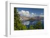 Crater Lake, Wizard Island, Crater Lake National Park, Oregon, USA-Michel Hersen-Framed Photographic Print