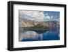 Crater Lake, Wizard Island, Crater Lake National Park, Oregon, USA-Michel Hersen-Framed Photographic Print