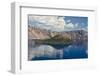 Crater Lake, Wizard Island, Crater Lake National Park, Oregon, USA-Michel Hersen-Framed Photographic Print