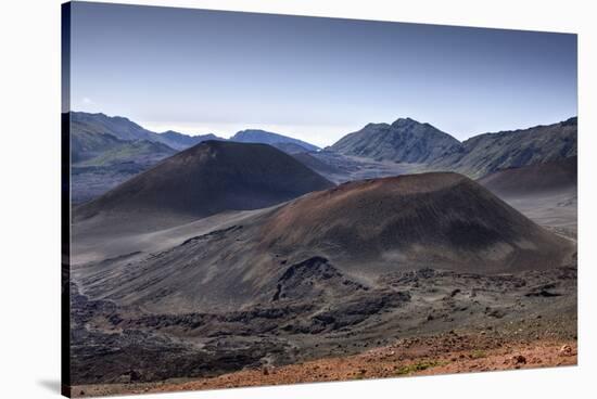 Crater of Haleakala Volcano, Maui, Hawaii, USA-Reinhard Dirscherl-Stretched Canvas