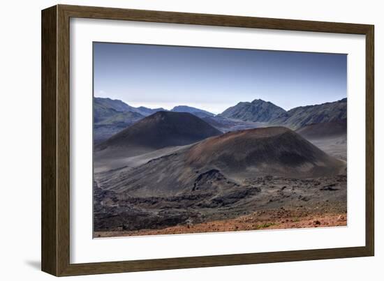 Crater of Haleakala Volcano, Maui, Hawaii, USA-Reinhard Dirscherl-Framed Photographic Print