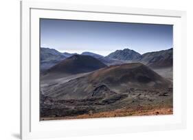 Crater of Haleakala Volcano, Maui, Hawaii, USA-Reinhard Dirscherl-Framed Photographic Print