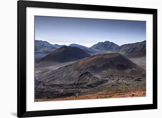 Crater of Haleakala Volcano, Maui, Hawaii, USA-Reinhard Dirscherl-Framed Photographic Print