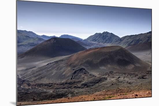 Crater of Haleakala Volcano, Maui, Hawaii, USA-Reinhard Dirscherl-Mounted Photographic Print