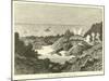 Crater of Mount Etna in 1834-null-Mounted Giclee Print