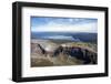 Crater of Mount Tarawera, and Lake Tarawera, near Rotorua, North Island, New Zealand-David Wall-Framed Photographic Print