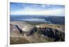 Crater of Mount Tarawera, and Lake Tarawera, near Rotorua, North Island, New Zealand-David Wall-Framed Photographic Print