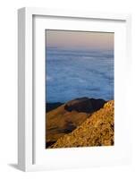 Crater of Pico Viejo - Chaorra Mountain (2,909M) from the Summit of Teide Volcano, Tenerife, Spain-Relanzón-Framed Photographic Print