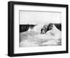 Crater of the Giant Geyser, Yellowstone National Park, USA, 1893-John L Stoddard-Framed Giclee Print