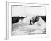 Crater of the Giant Geyser, Yellowstone National Park, USA, 1893-John L Stoddard-Framed Giclee Print