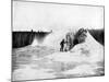 Crater of the Giant Geyser, Yellowstone National Park, USA, 1893-John L Stoddard-Mounted Giclee Print