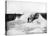 Crater of the Giant Geyser, Yellowstone National Park, USA, 1893-John L Stoddard-Stretched Canvas